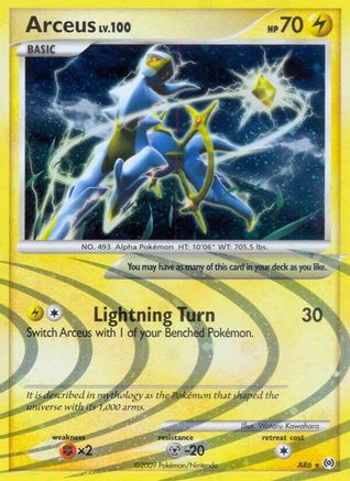 Arceus AR6/99 - Arceus Holofoil