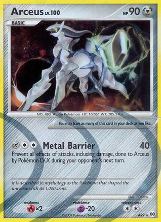 Arceus AR9/99 - Arceus Holofoil