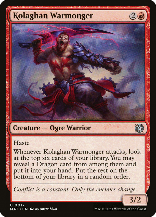 Kolaghan Warmonger (MAT-017) - March of the Machine: The Aftermath