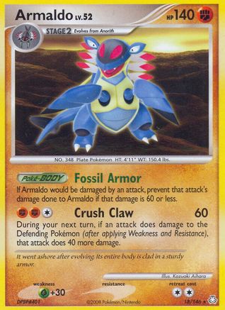 Armaldo 018 - Legends Awakened Reverse Holofoil - Rare