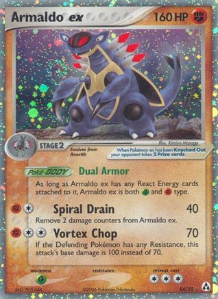 Armaldo ex 084 - Legend Maker Holofoil - Ultra Rare