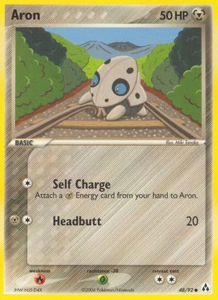Aron 048/92 - Legend Maker Reverse Holofoil - Common