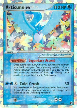 Articuno ex 114/112 - FireRed & LeafGreen Holofoil