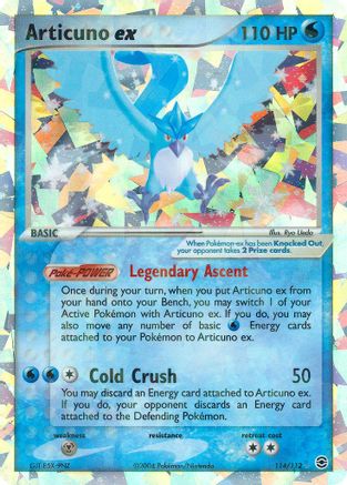 Articuno ex 114 - FireRed & LeafGreen Holofoil - Secret Rare