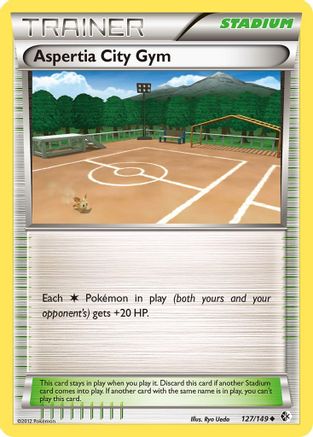 Aspertia City Gym - 127/149 - Boundaries Crossed Reverse Holofoil - Uncommon