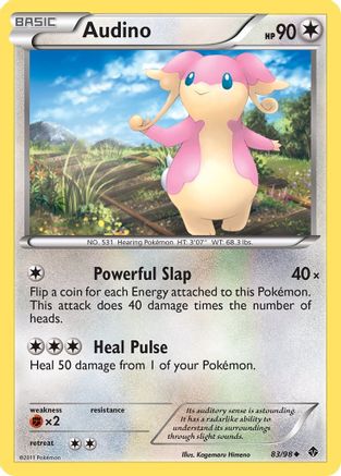 Audino 83/98 - Emerging Powers Reverse Holofoil