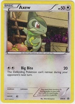 Axew BW26 - Black and White Promos Holofoil - Promo