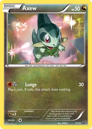 Axew (13) 013 - Dragon Vault Holofoil - Holo Rare