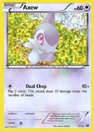 Axew (12/12) - McDonalds Promos 2012 Holofoil - Promo