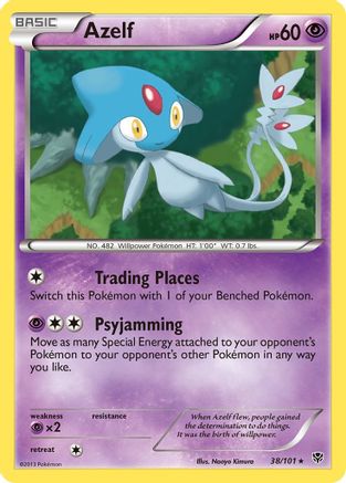 Azelf (38/101) - Plasma Blast  - Rare