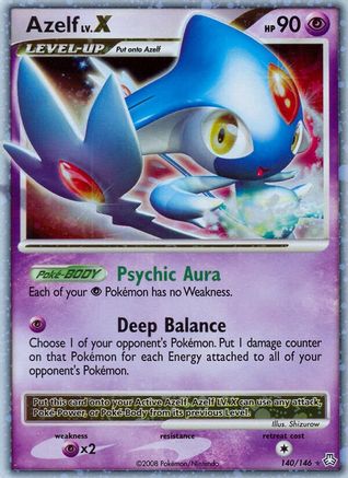 Azelf LV.X 140 - Legends Awakened Holofoil - Ultra Rare