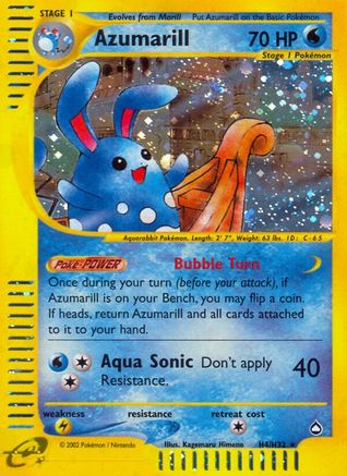 Azumarill (H4) 0H4 - Aquapolis Holofoil - Holo Rare