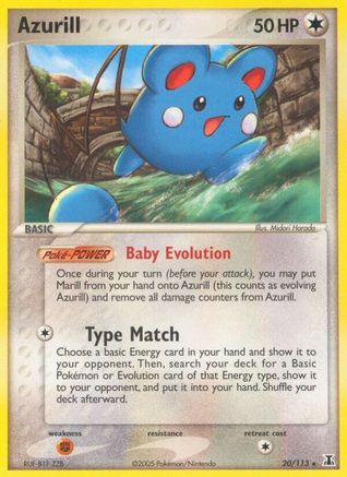 Azurill - 020/113 - Delta Species Normal - Rare