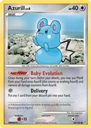 Azurill 069/130 - Diamond and Pearl Reverse Holofoil - Common