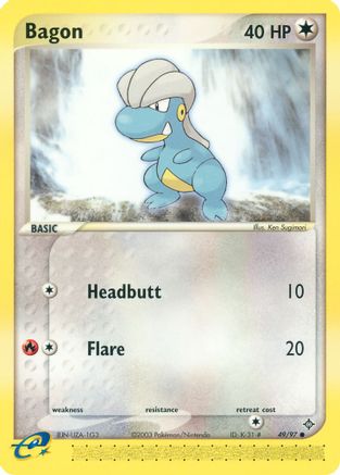 Bagon 049/97 - Dragon Reverse Holofoil - Common