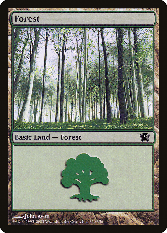 Forest (8ED-350★) - Eighth Edition Foil