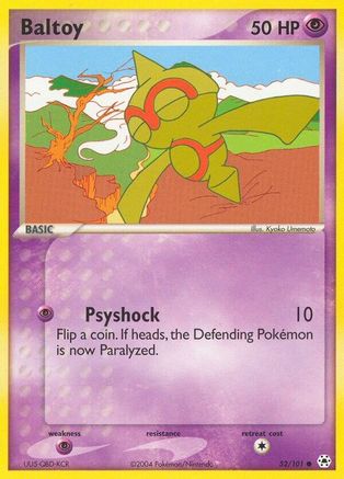 Baltoy 052/101 - Hidden Legends Normal - Common