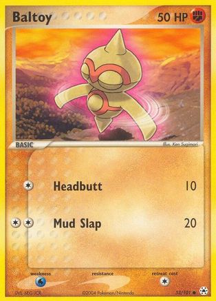 Baltoy 053/101 - Hidden Legends Normal - Common