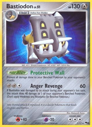 Bastiodon - 001/17 - POP Series 6 Normal - Rare
