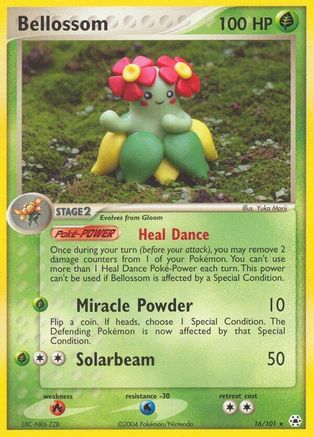 Bellossom 016/101 - Hidden Legends Reverse Holofoil - Rare
