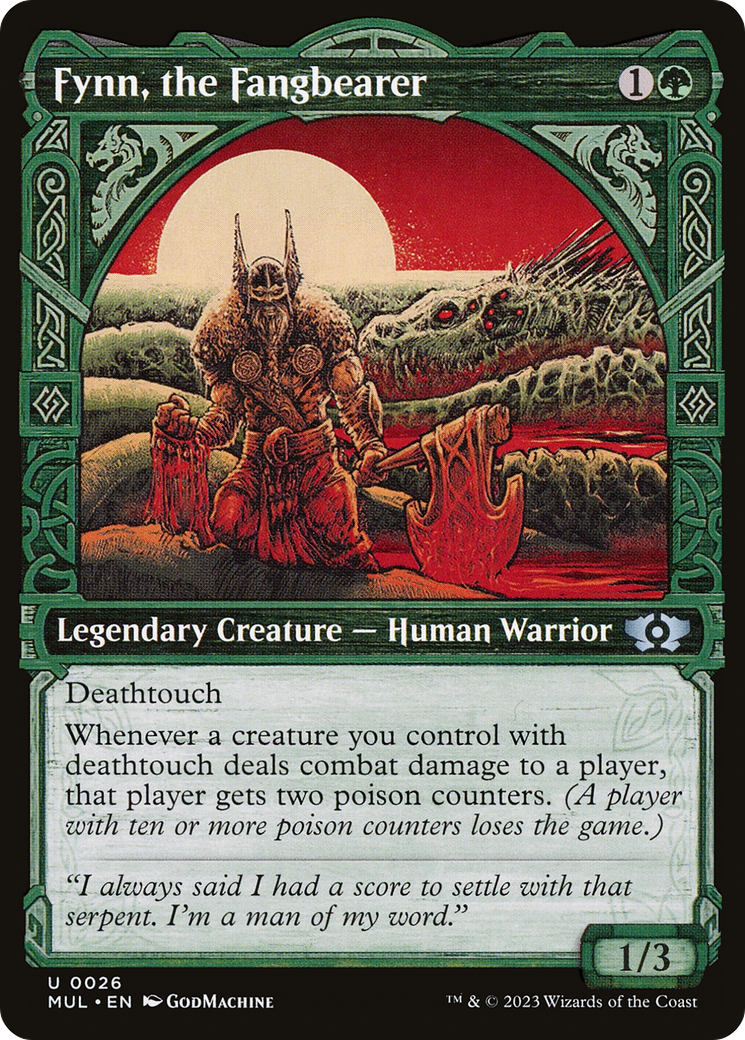 Fynn, the Fangbearer (MUL-026) - Multiverse Legends: (Showcase) Foil