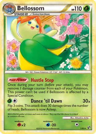 Bellossom 1/90 - HSUndaunted Holofoil