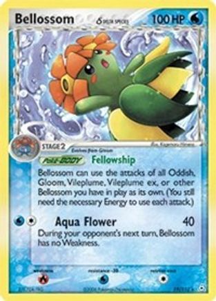 Bellossom (Delta Species) 019 - Holon Phantoms Reverse Holofoil - Rare