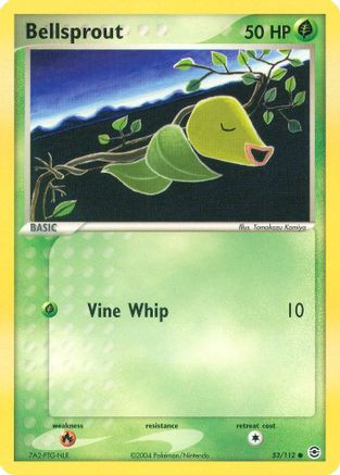 Bellsprout 53/112 - FireRed & LeafGreen Reverse Holofoil