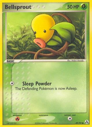 Bellsprout 049 - Legend Maker Reverse Holofoil - Common