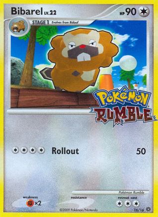Bibarel (16/16) - Rumble  - Promo