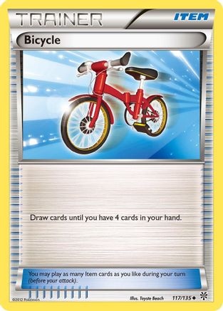 Bicycle (117/135) - Plasma Storm Reverse Holofoil - Uncommon