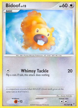 Bidoof (91/147) - Supreme Victors  - Common