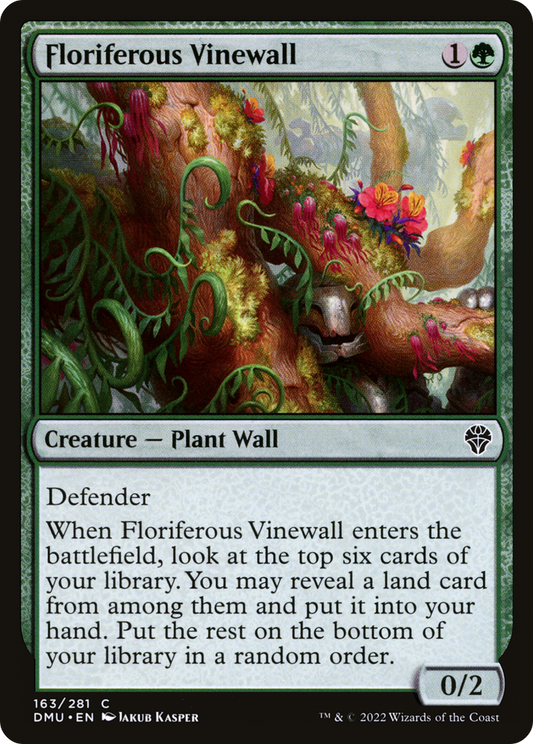 Floriferous Vinewall (DMU-163) - Dominaria United