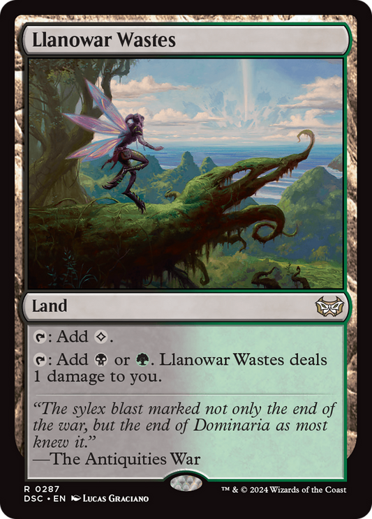 Llanowar Wastes (DSC-287) - Duskmourn: House of Horror Commander