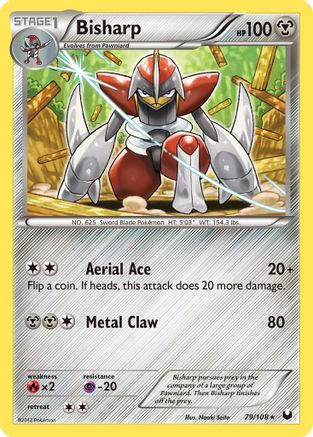 Bisharp (79) 079 - Dark Explorers Reverse Holofoil - Rare