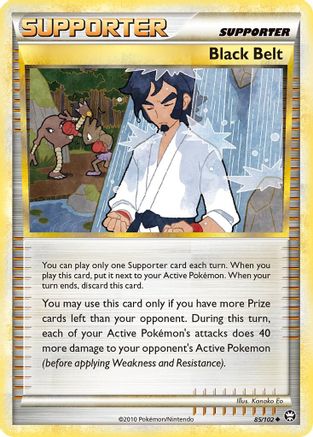 Black Belt - 085/102 - Triumphant Reverse Holofoil - Uncommon