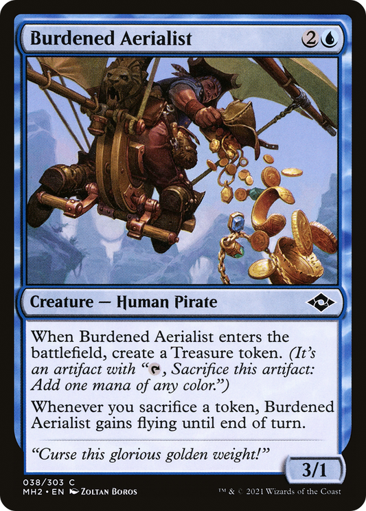 Burdened Aerialist (MH2-038) - Modern Horizons 2