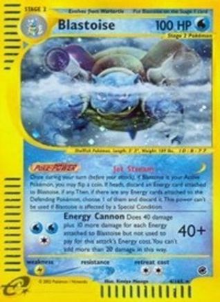 Blastoise 4/165 - Expedition Base Set Holofoil