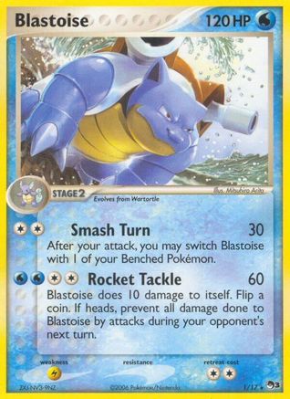 Blastoise - 001/17 - POP Series 3 Normal - Rare