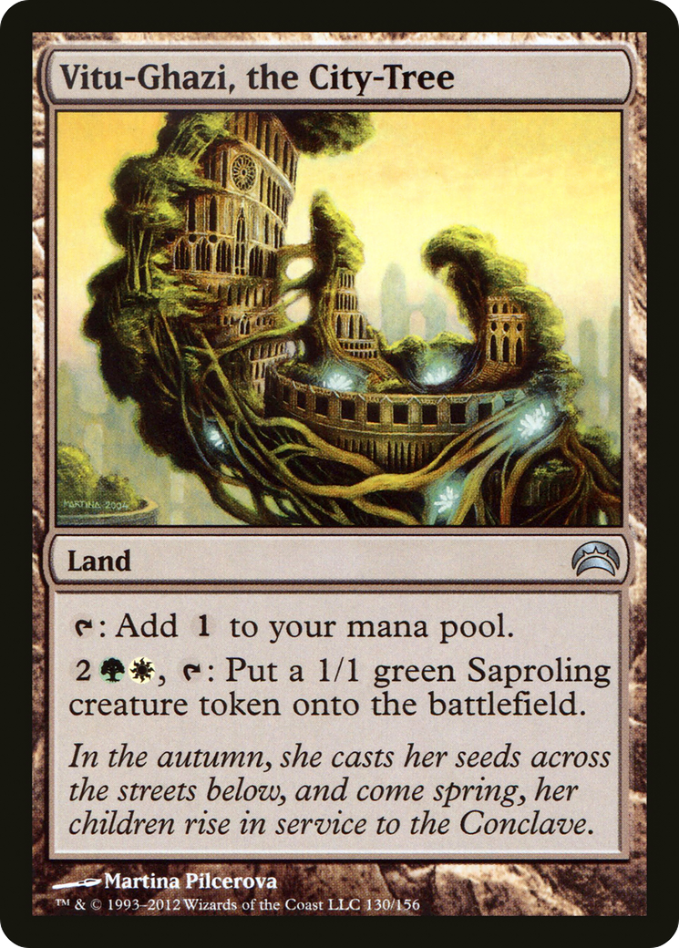 Vitu-Ghazi, the City-Tree  (PC2-130) - Planechase 2012 Foil