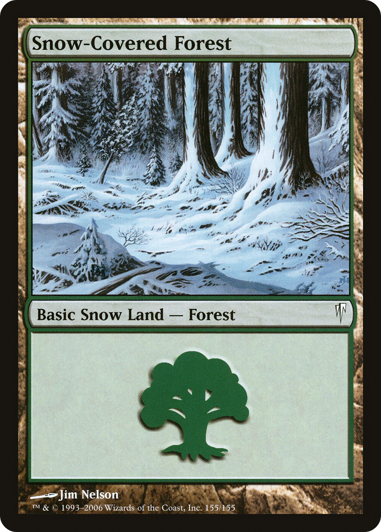 Snow-Covered Forest (CSP-155) - Coldsnap Foil