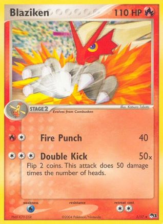 Blaziken - 001/017 - POP Series 1 Holofoil - Rare