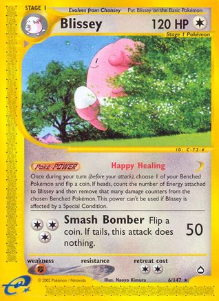 Blissey 006 - Aquapolis Normal - Rare