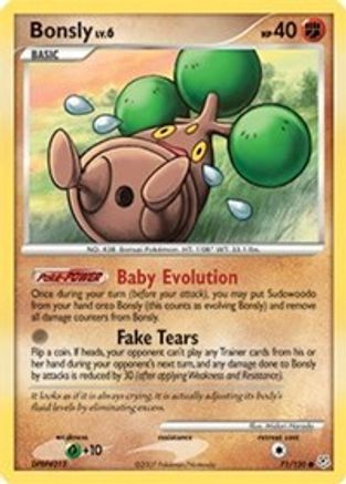 Bonsly 071/130 - Diamond and Pearl Normal - Common