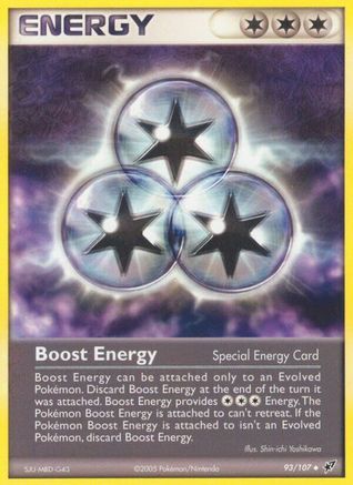 Boost Energy 093 - Deoxys Reverse Holofoil - Uncommon