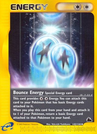 Bounce Energy 142 - Skyridge Reverse Holofoil - Uncommon