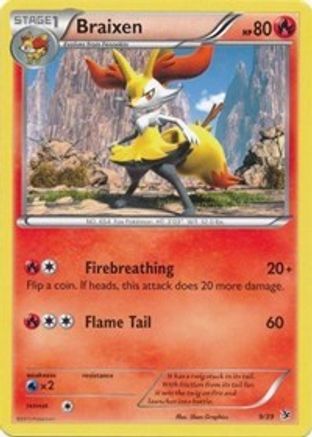 Braixen 9/39 - Kalos Starter Set Holofoil