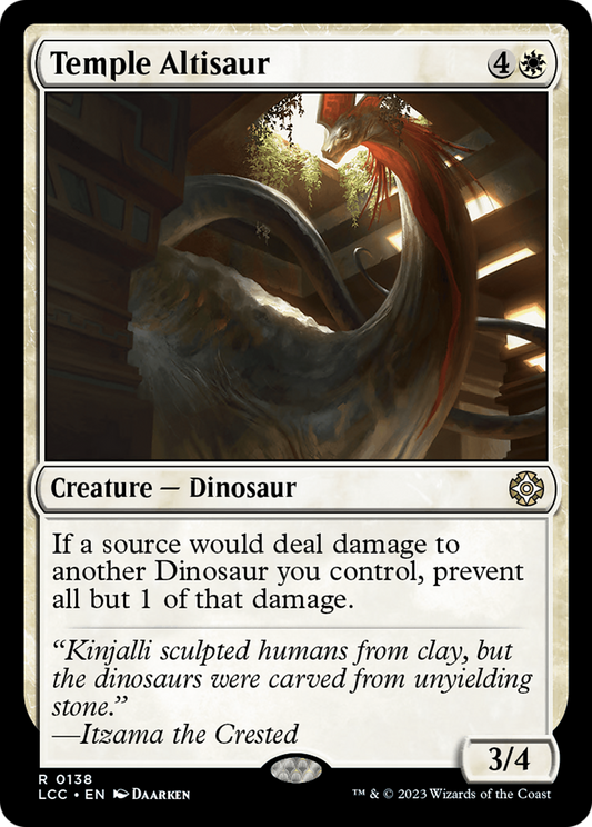 Temple Altisaur (LCC-138) - The Lost Caverns of Ixalan Commander