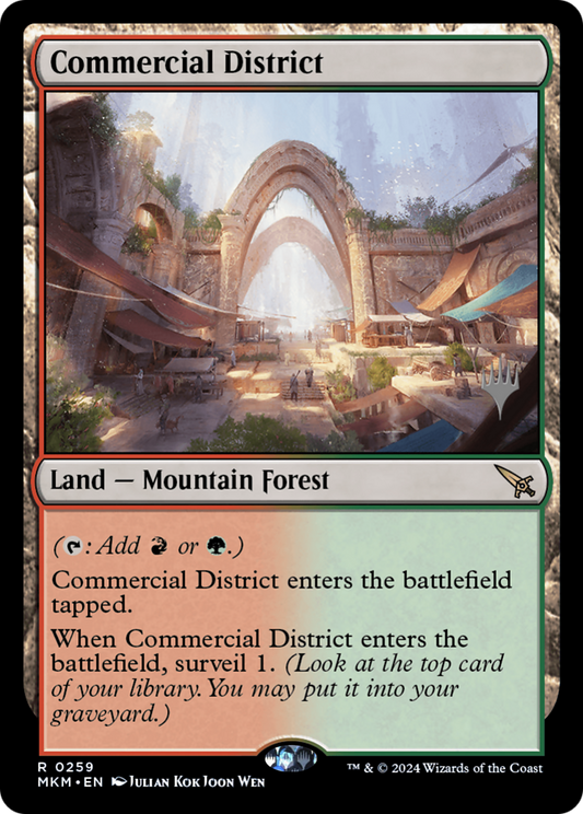 Commercial District (PPMKM-259) - Murders at Karlov Manor Promos (Promo Pack)