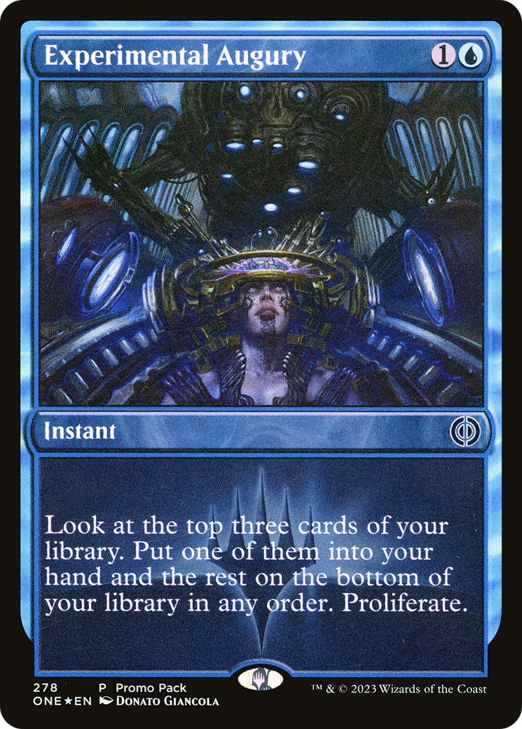 Experimental Augury (PPONE-278) - Phyrexia: All Will Be One (Promo Pack)